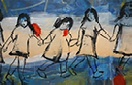 'Los Niños' en la pintura de Jorge Rando